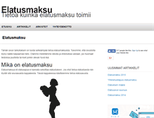 Tablet Screenshot of elatusmaksu.net